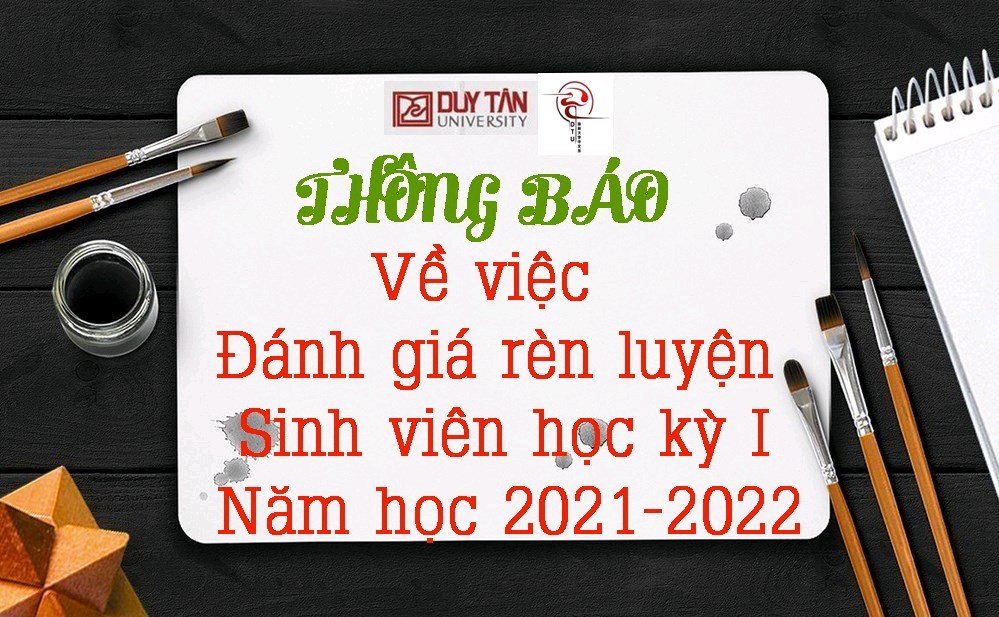 Thông báo về việc đánh giá rèn luyện sinh viên học kỳ I năm học 2021-2022