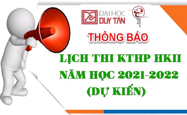 Lịch thi KTHP HK2 2021-2022 Tuần 43--45 (Dự kiến)