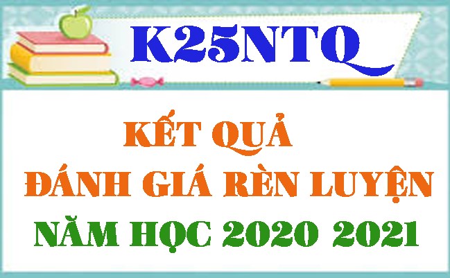 Kết quả ĐGRL K25NTQ - NĂM HỌC: 2020-2021