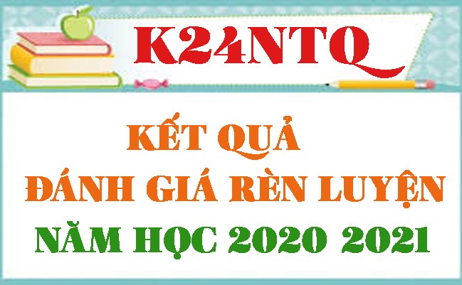 Kết quả ĐGRL K24NTQ - NĂM HỌC: 2020-2021